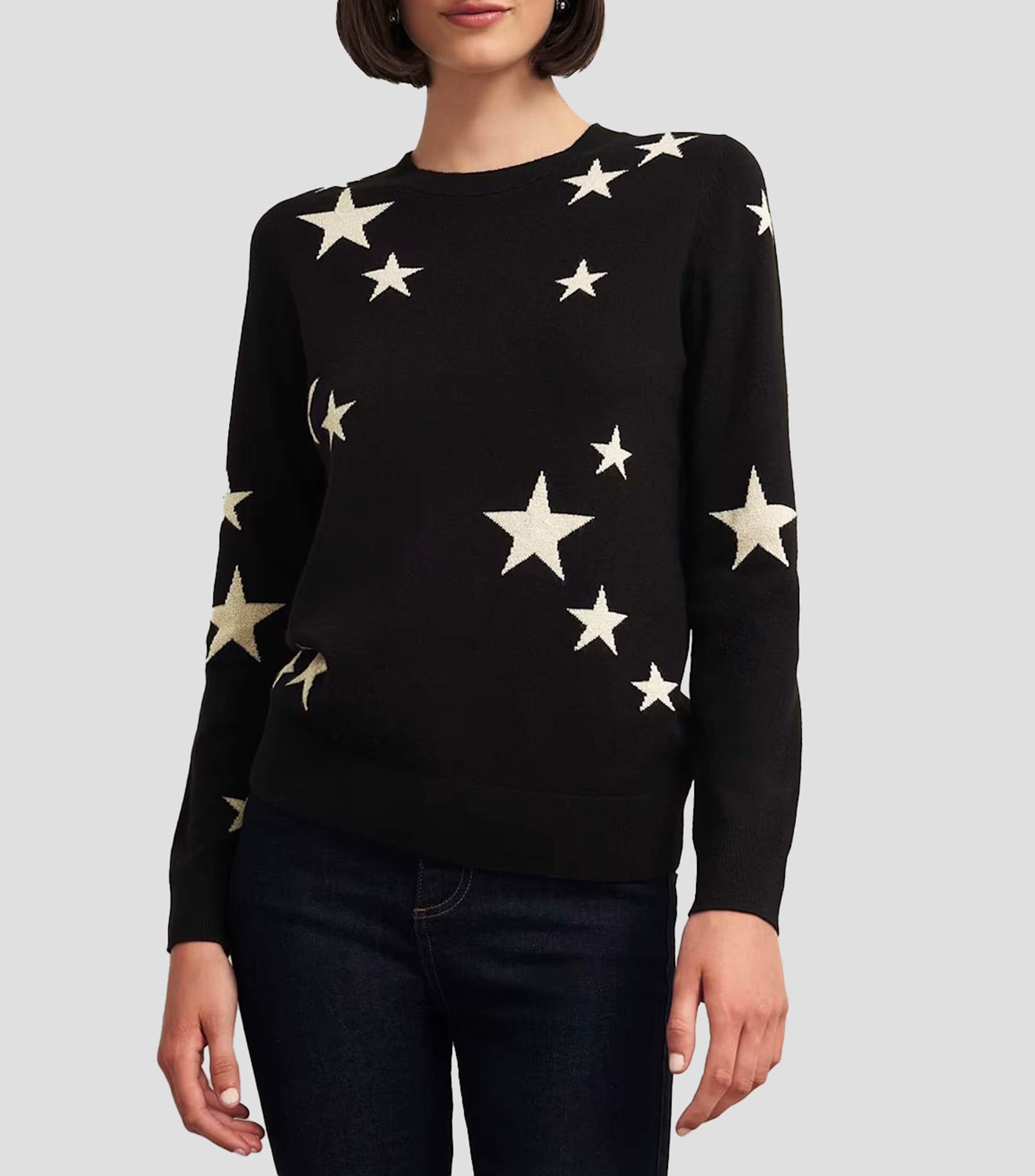 Suéter cuello redondo Mujer